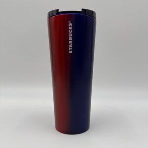 Starbucks Stainless Steel Red/Blue 16oz Hot/Cold Cup